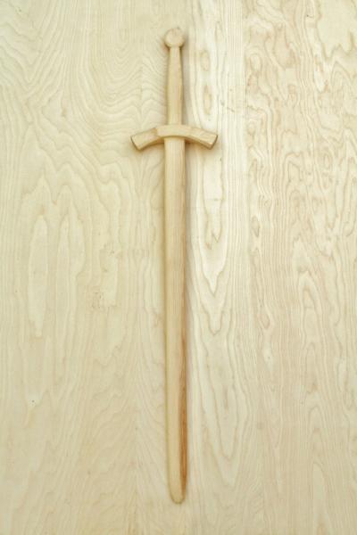 Wooden long sword- Handcrafted from solid American Hickory picture