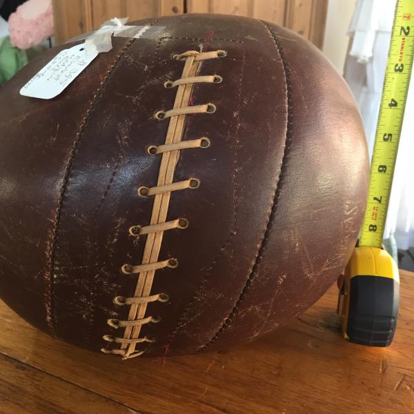 Large leather Everlast Medicine Ball picture