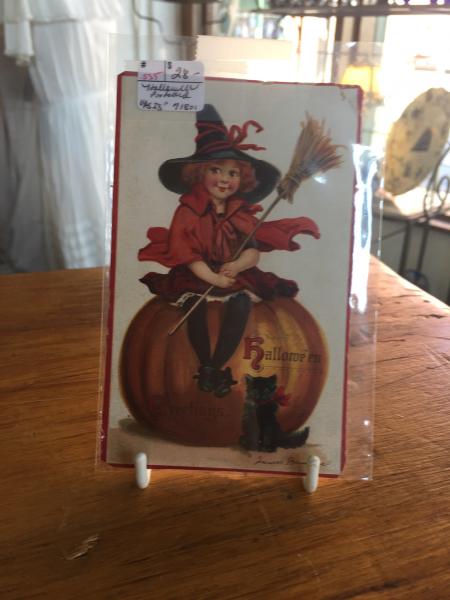 Antique Halloween post card picture