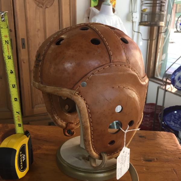 1940’s Nakona Leather football helmet picture