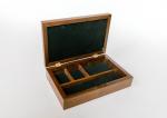 Walnut & Carpathian Elm Burl Box With Dividers