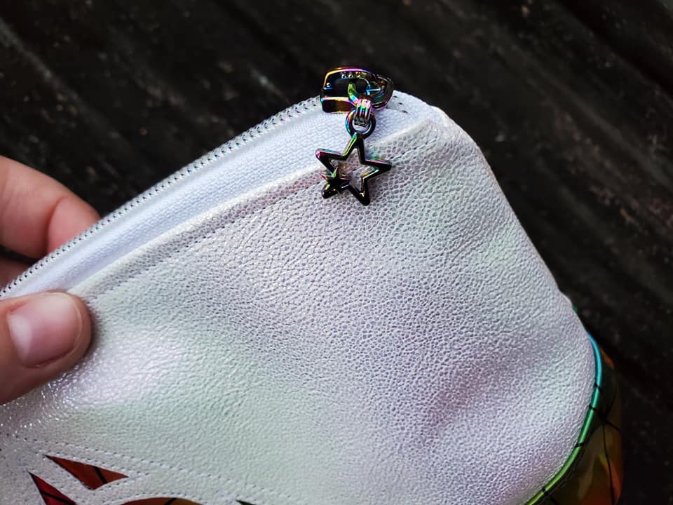 Rainbow Holographic Clutch picture