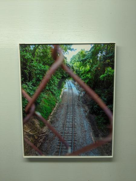 Train Tracks Print (8" x 10") picture