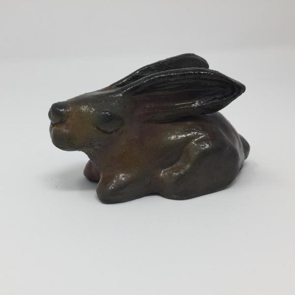 Extra Small Raku Fired Bunny picture