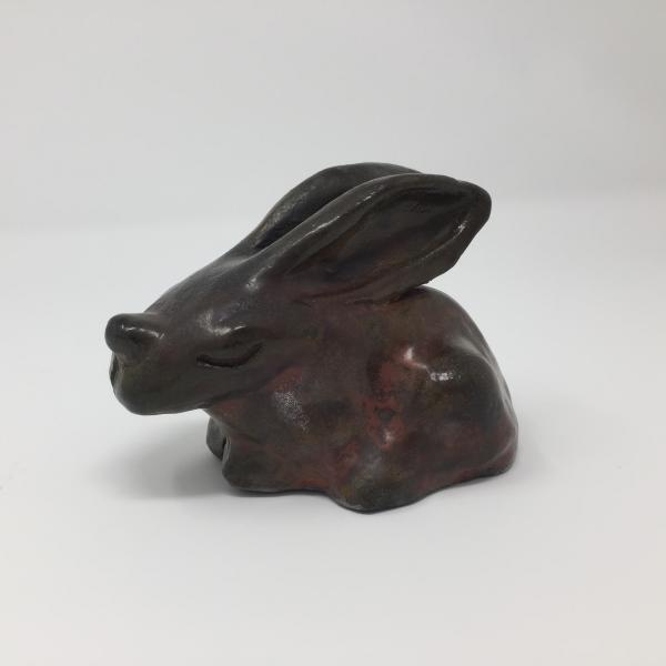 Raku Fired Small Bunny picture