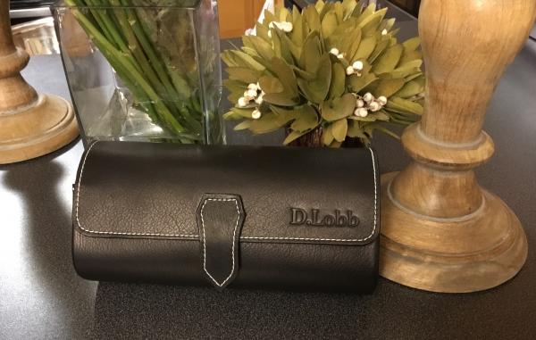 Custom Genuine Leather Watch Roll Bracelet Travel Case
