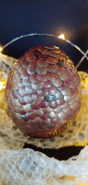 Copper Fire Dragon Egg - Small picture