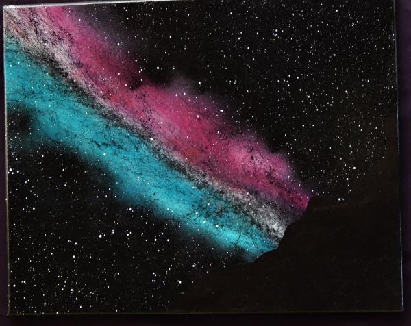 Path of Roses and Teal Nebula picture