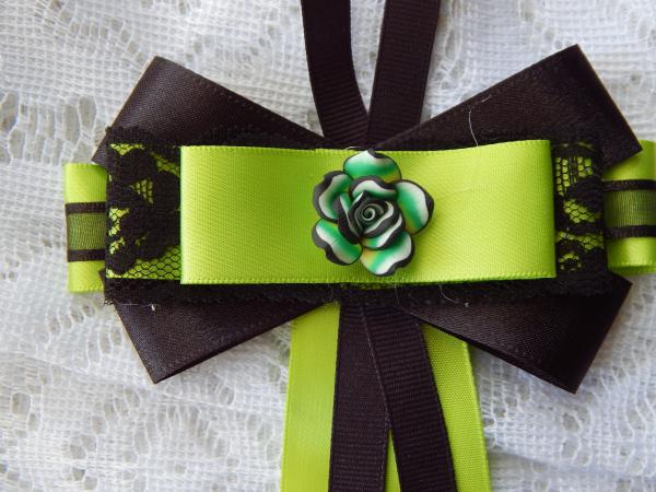 Lime and Black Ribbon picture