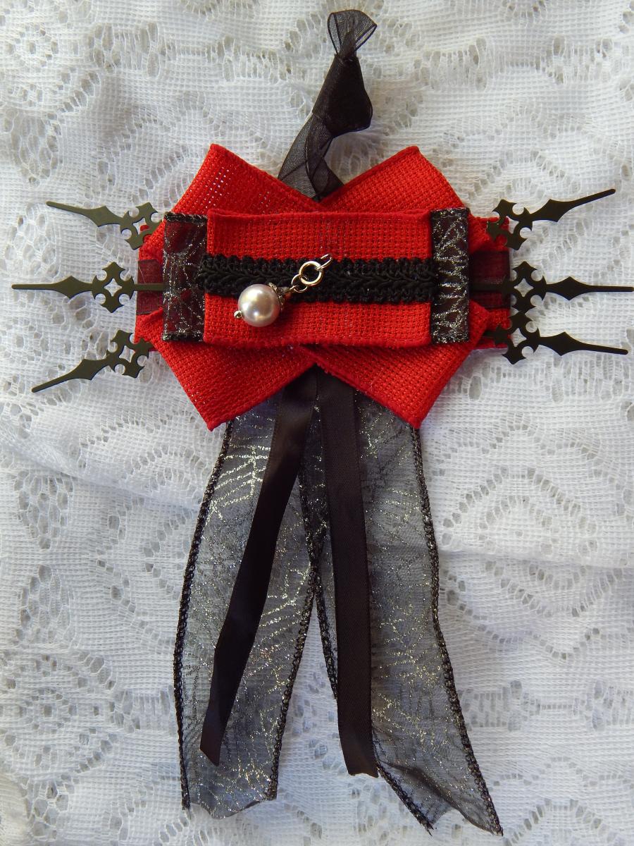 Red  Weave and Black clock hands picture