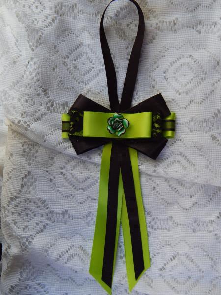 Lime and Black Ribbon picture