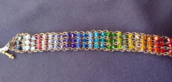 Swarovski Crystal Bracelet - Rainbow picture