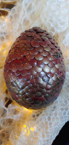 Copper Fire Dragon Egg - Small picture