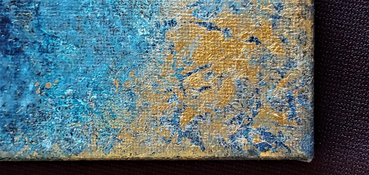 Blue and Gold Geode picture