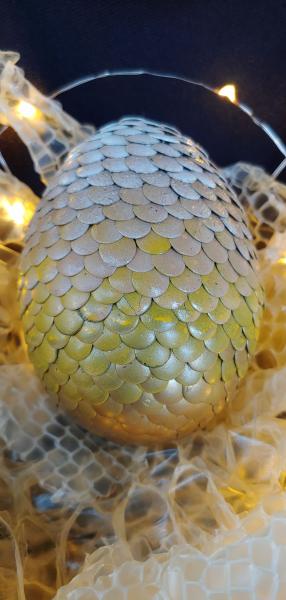 Gold Sunrise Dragon Egg - Small picture