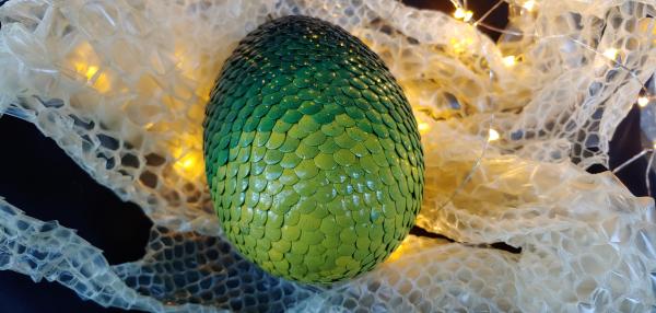 Slytherin Color Green Egg, Large