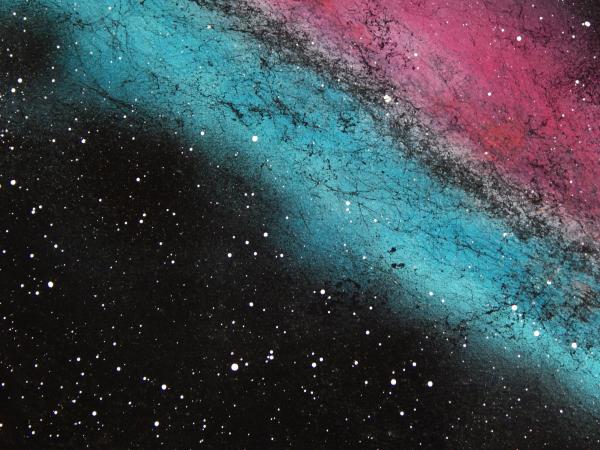 Path of Roses and Teal Nebula picture