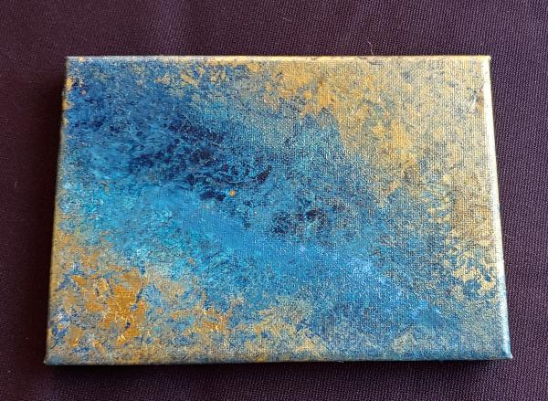 Blue and Gold Geode picture