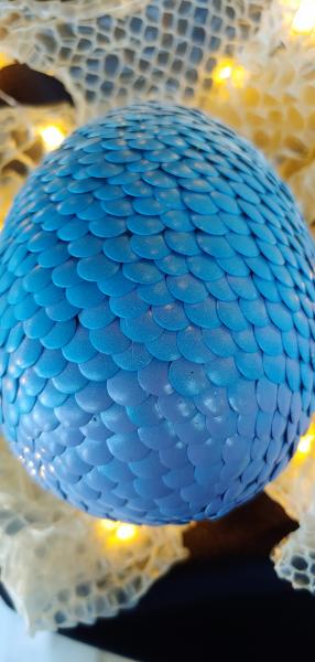 Blue Skies Dragon Egg - Large picture