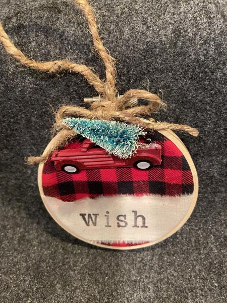 WISH W/ PICK UP TRUCK Ornament Home made picture