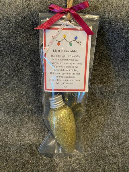 GOLD Light of Friendship Ornament