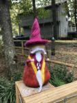 Sunset Needle Felted Wee Wizard, Waldorf, seasonal decoration