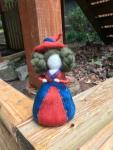 Mabon Needle Felted Wee Witch, Alben Elfed, Harvest Witch, Balance, Waldorf, Autumn Equinox