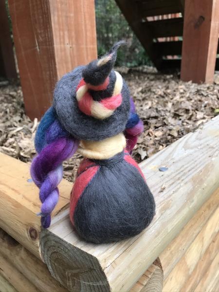 Zorya Utrennyaya Needle Felted Wee Witch, Morning Star, Waldorf, Decoration picture