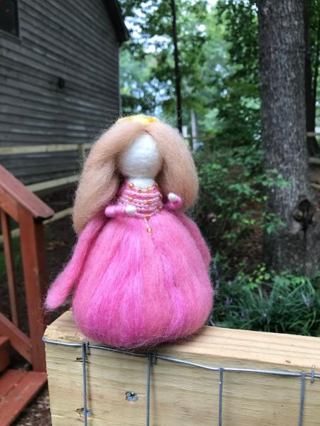 Princess Bride Inspired Needle Felted Wee Witch, Buttercup, Waldorf, Movie Doll picture