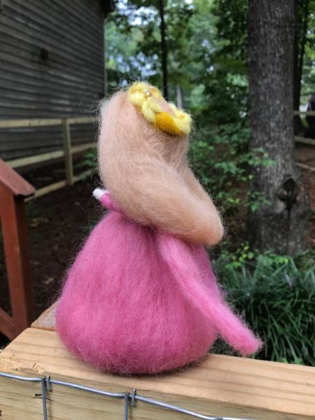 Princess Bride Inspired Needle Felted Wee Witch, Buttercup, Waldorf, Movie Doll picture