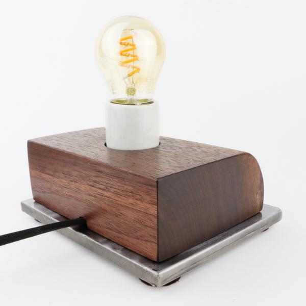 walnut and steel mood/night light picture