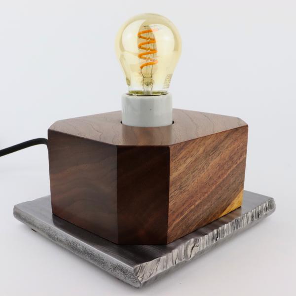 walnut and steel mood/night light picture