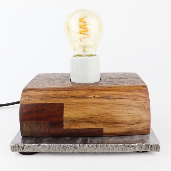 walnut and steel mood/night light picture