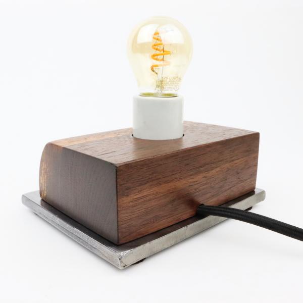 walnut and steel mood/night light picture