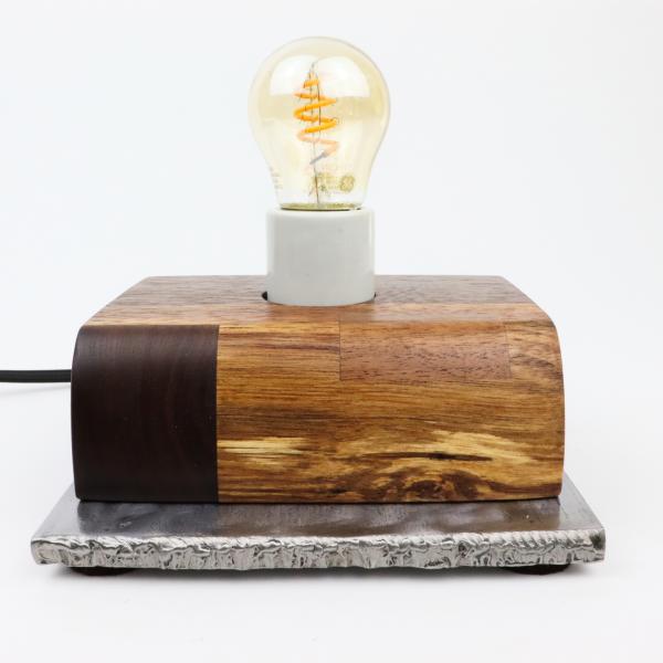 walnut and steel mood/night light picture