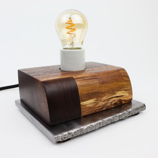 walnut and steel mood/night light picture