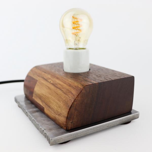 walnut and steel mood/night light picture