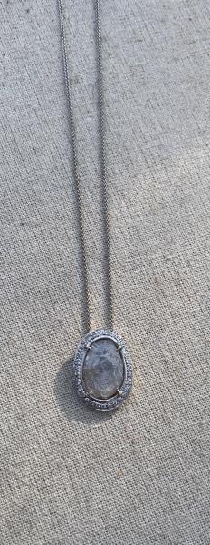 Rough diamond pendant picture