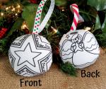 Angel Coloring Ornament