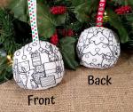 Bunny Coloring Ornament