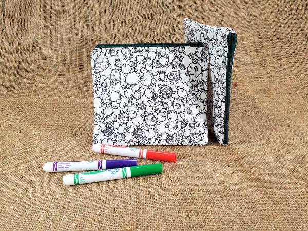 Turtle Coloring Zipper Pouch picture