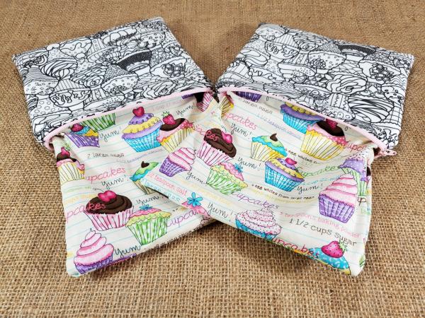 Cupcake Coloring Zipper Pouch picture