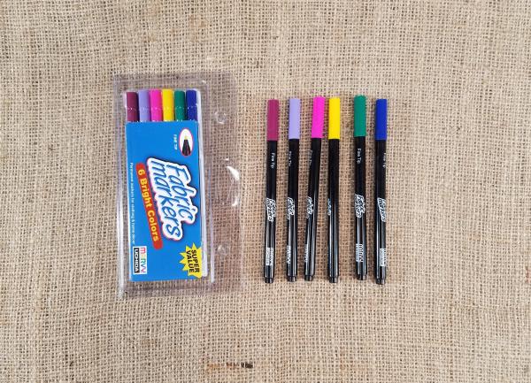 Bright Skinny Fabric Marker Set