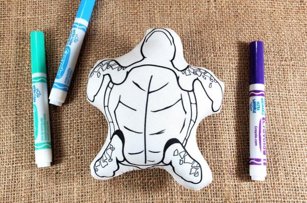 Turtle Coloring Plush picture