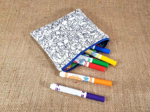 Dog Coloring Zipper Pouch picture