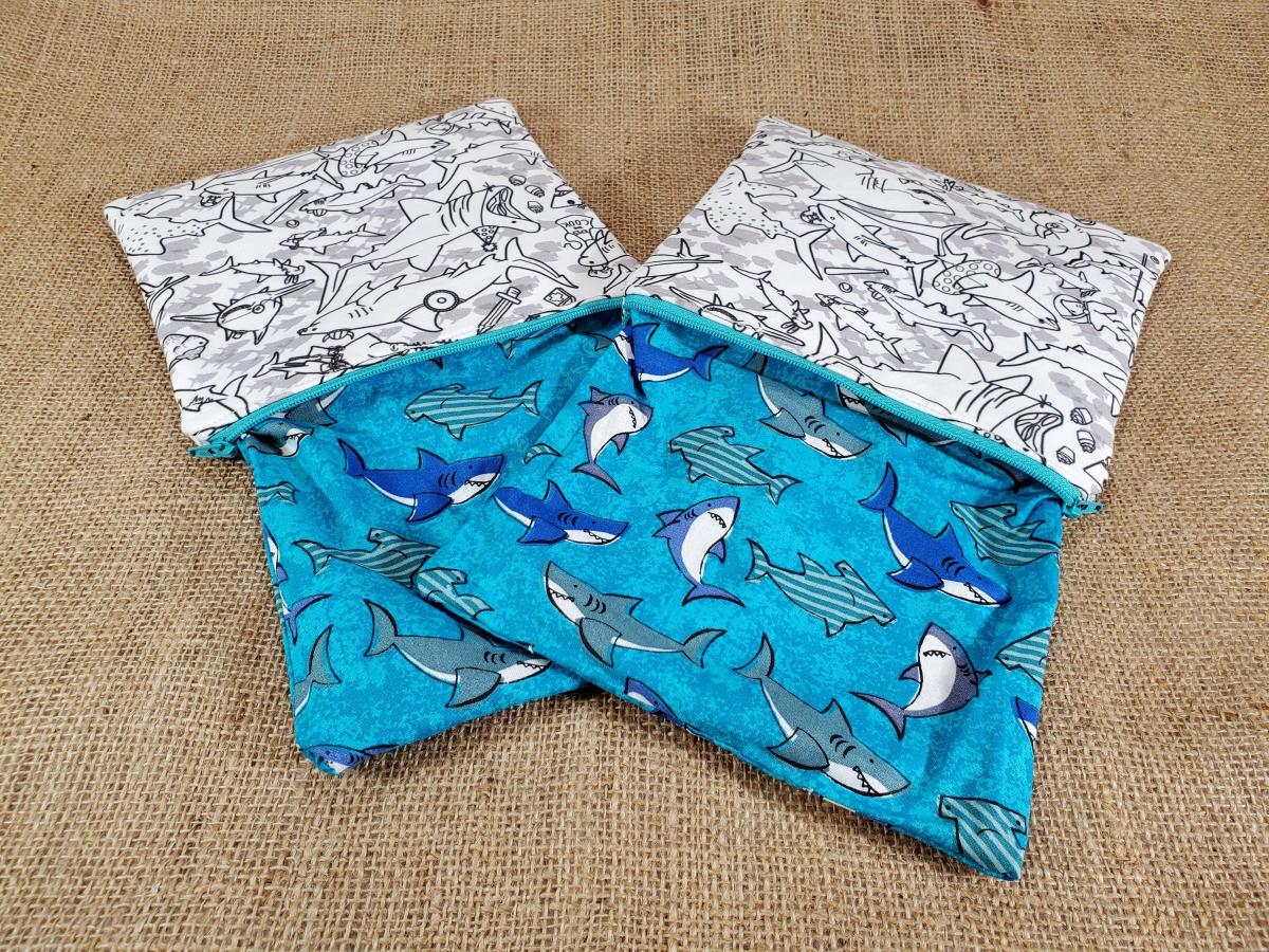 Shark Coloring Pencil Case picture