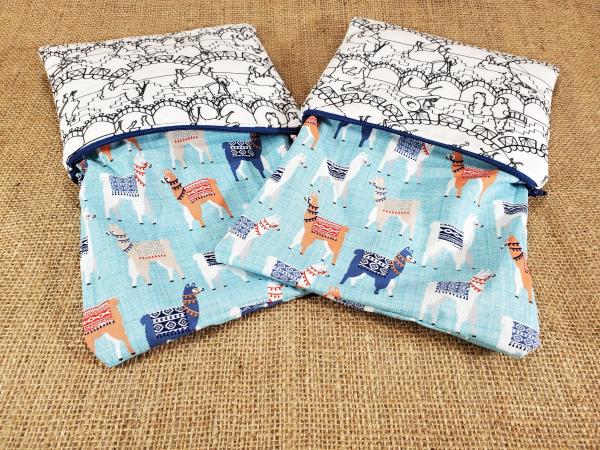 Llama Coloring Zipper Pouch picture