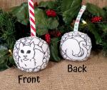 Cat Coloring Ornament