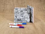 Cupcake Coloring Zipper Pouch