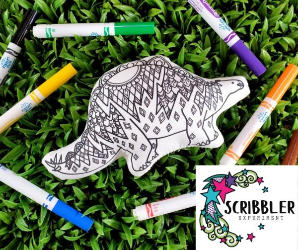 Stegosaurus Coloring Plush picture